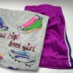 Champion Graphic Tee + Mesh Shorts Set | 2012 Retro Vibe